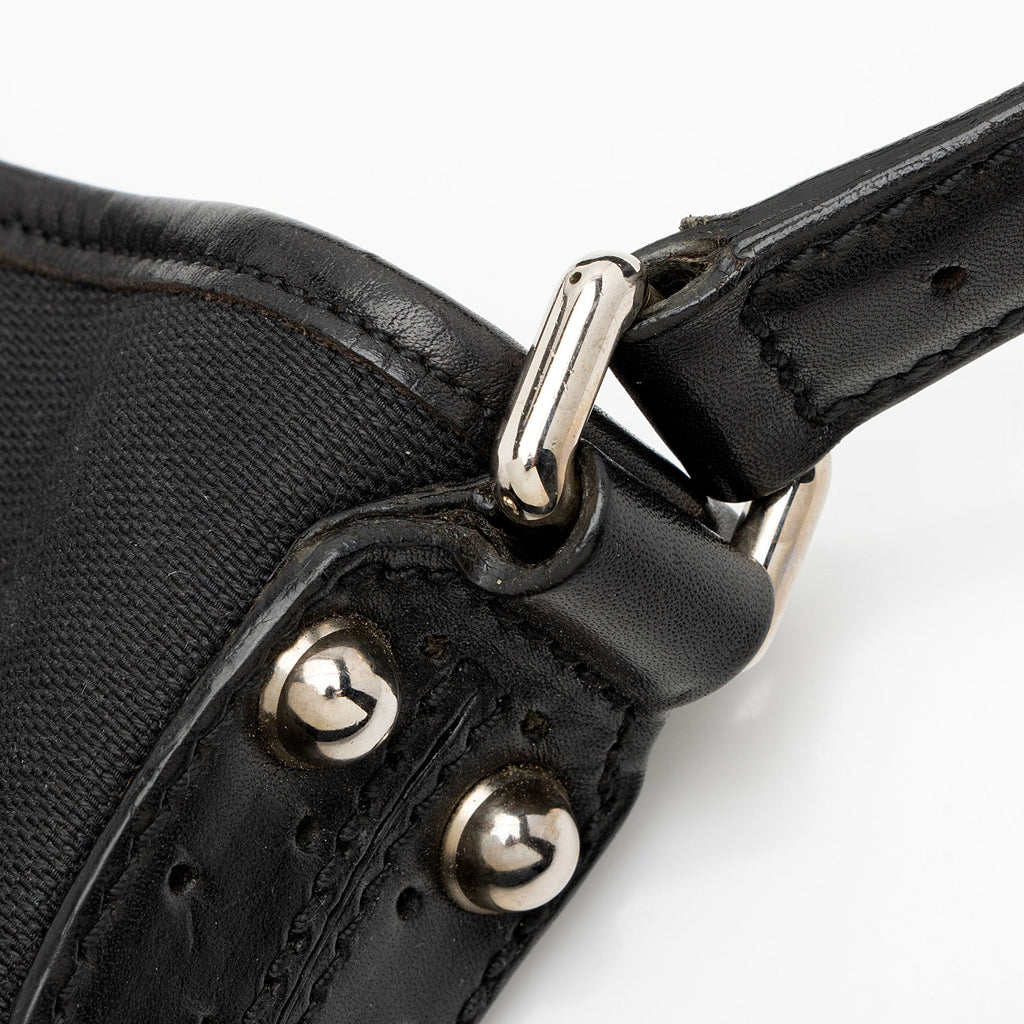 Gucci Canvas Reins Medium Shoulder Bag