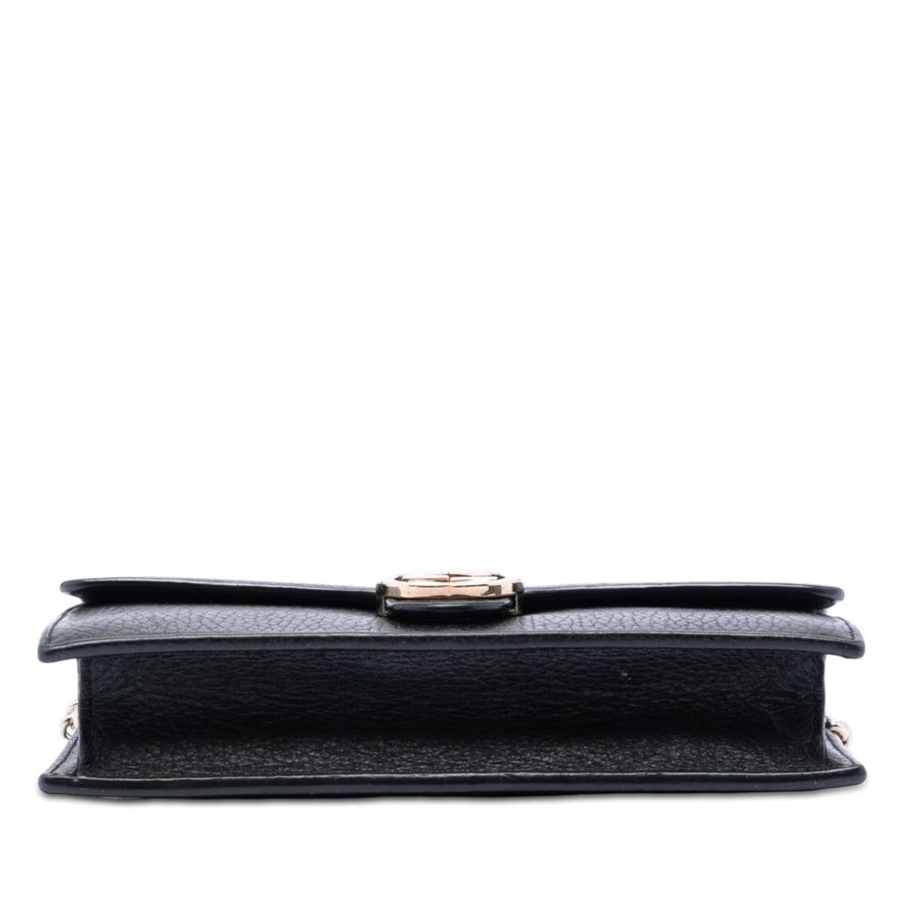 Gucci Dollar Calfskin Interlocking G Wallet on Chain