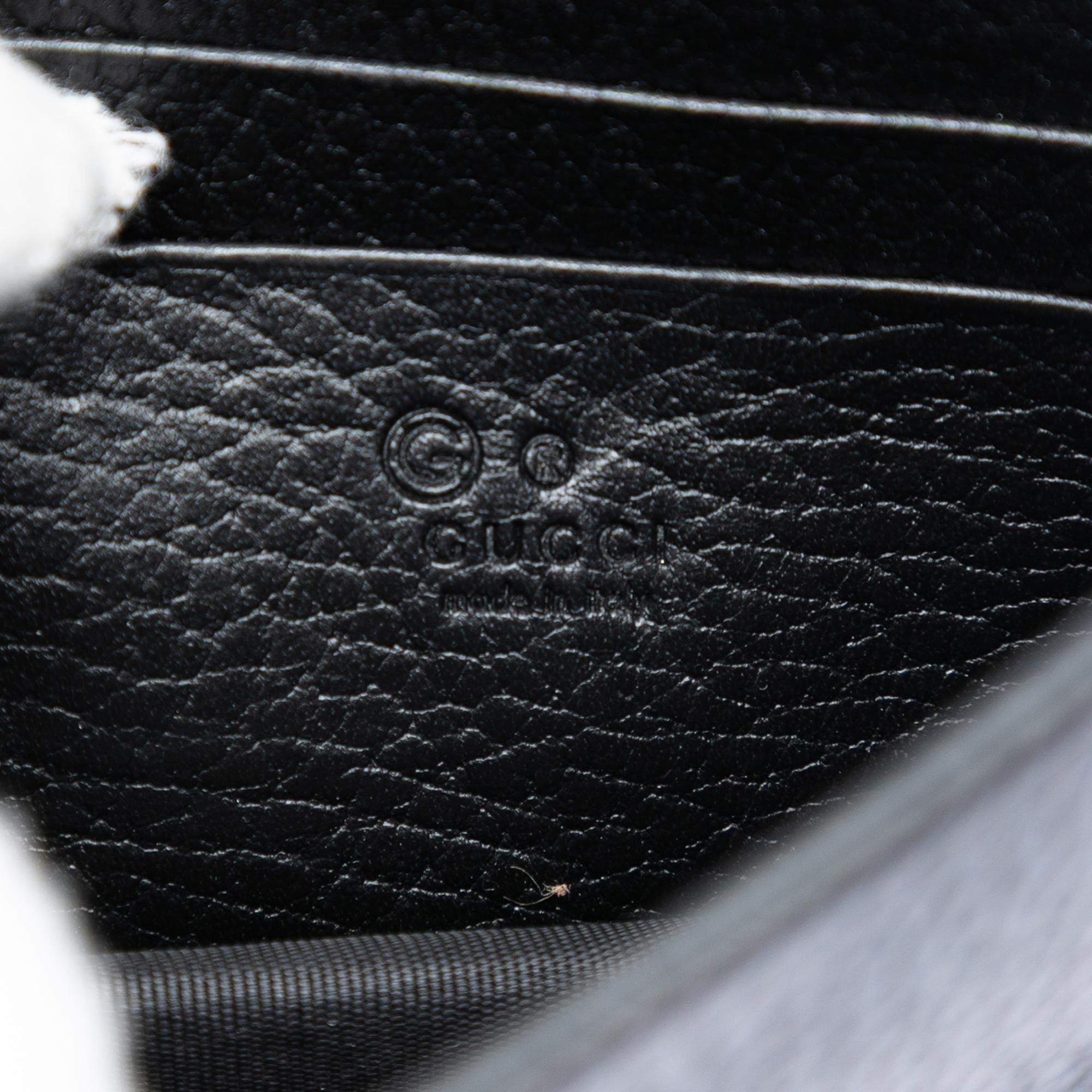 Gucci Dollar Calfskin Interlocking G Wallet on Chain