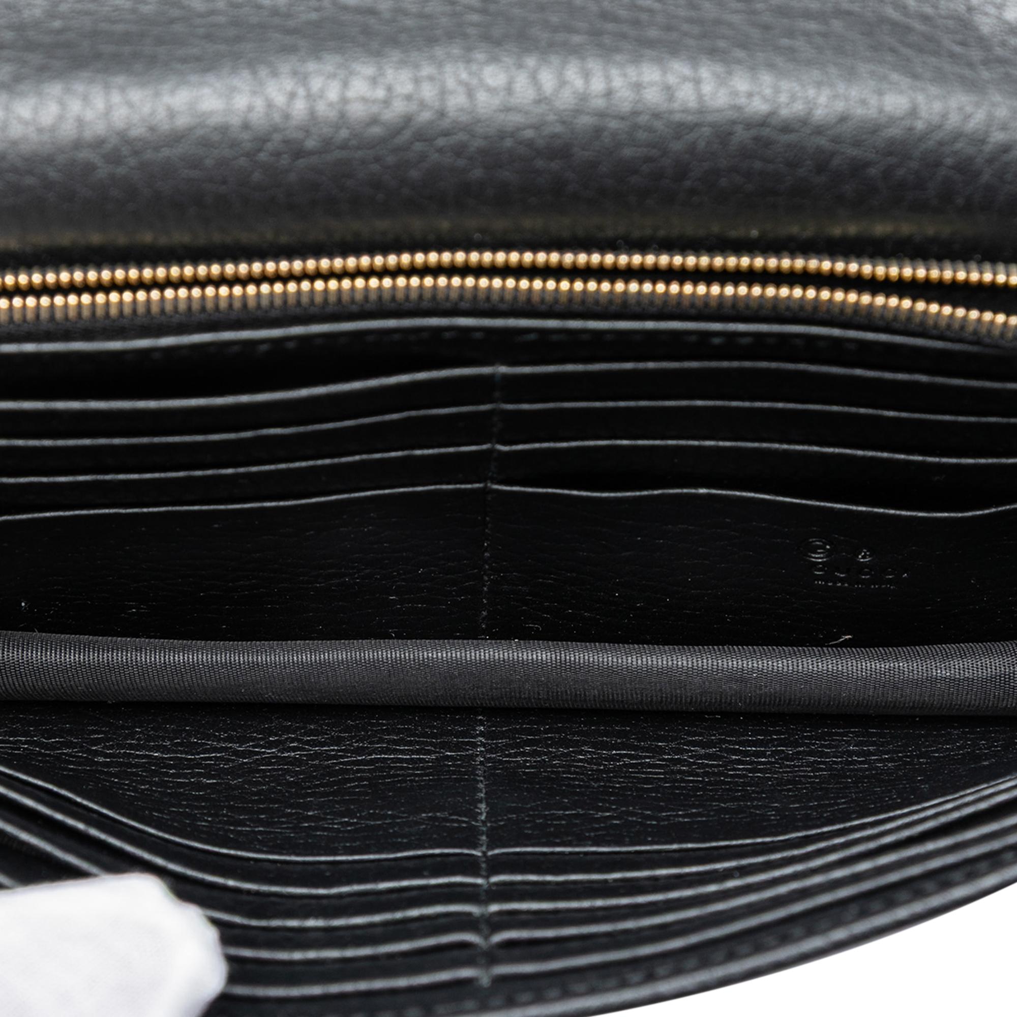 Gucci Dollar Calfskin Interlocking G Wallet on Chain