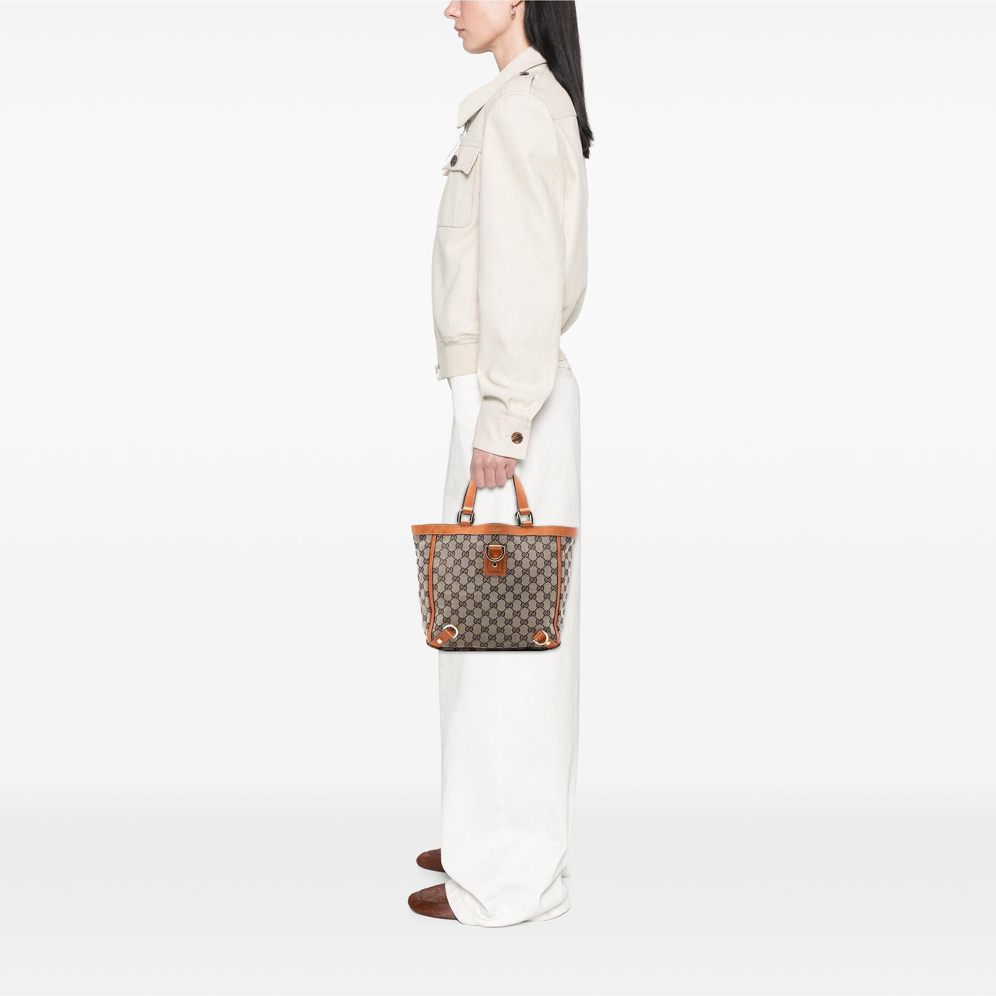 Gucci GG Canvas Abbey D Ring Tote