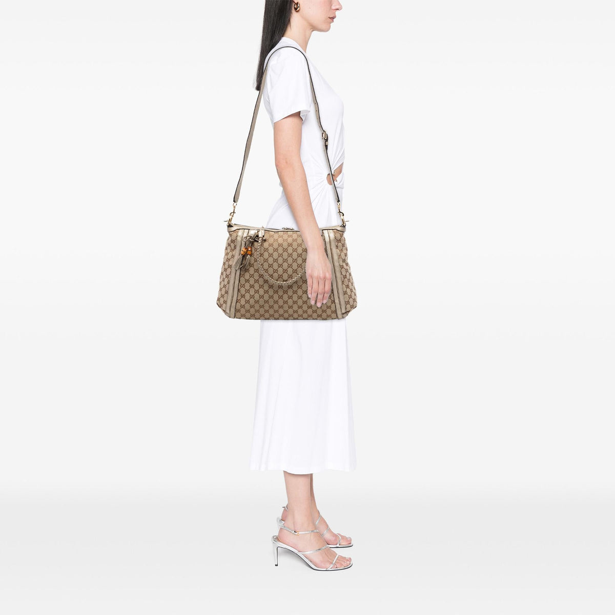 Gucci GG Canvas Bella Convertible Tote