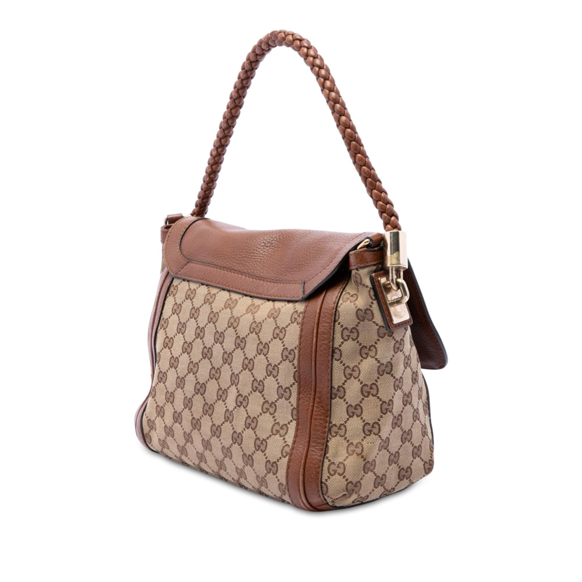 Gucci GG Canvas Bella Flap Satchel
