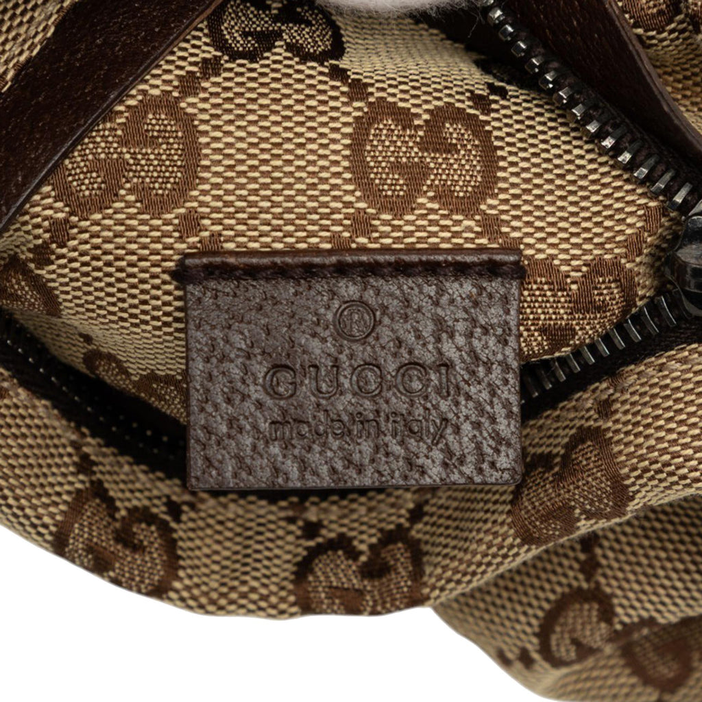Gucci GG Canvas Double Pocket Belt Bag