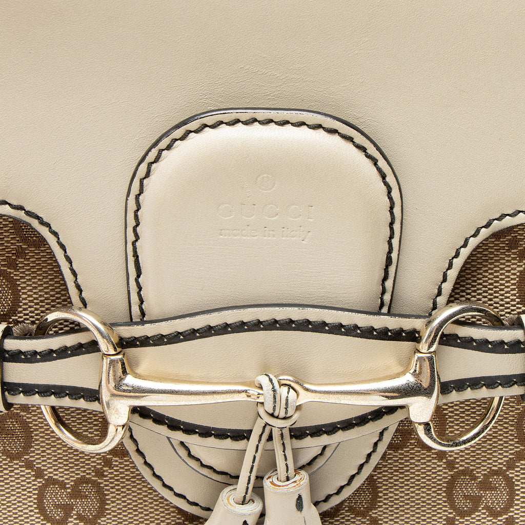 Gucci GG Canvas Emily Large Shoulder Bag