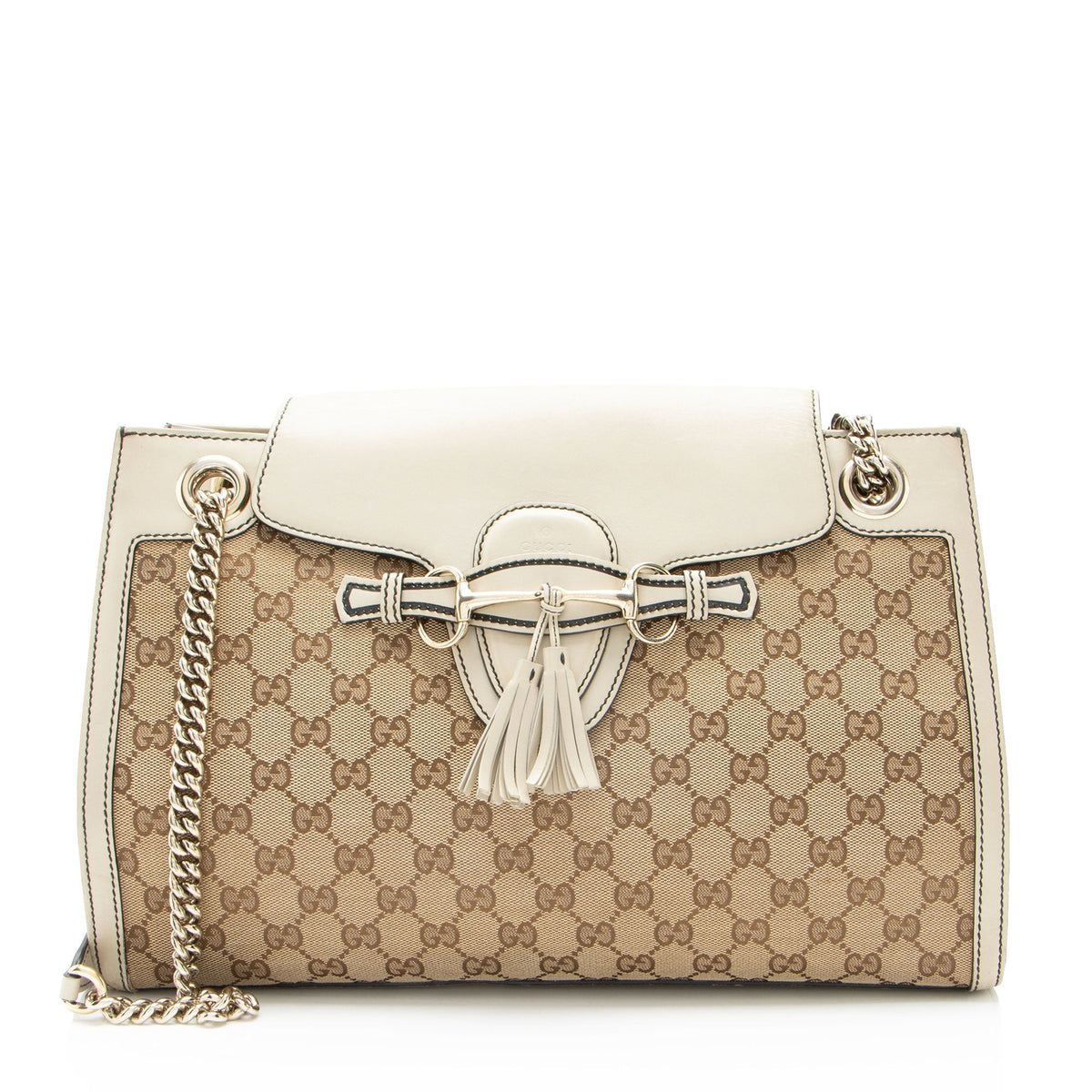 Gucci GG Canvas Emily Large Shoulder Bag