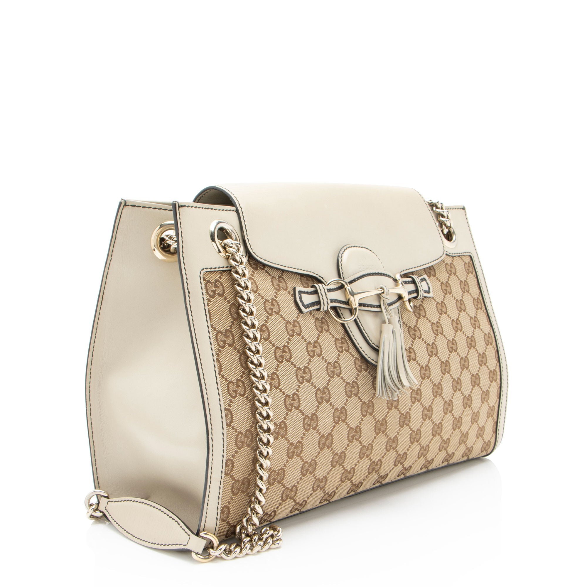 Gucci GG Canvas Emily Large Shoulder Bag