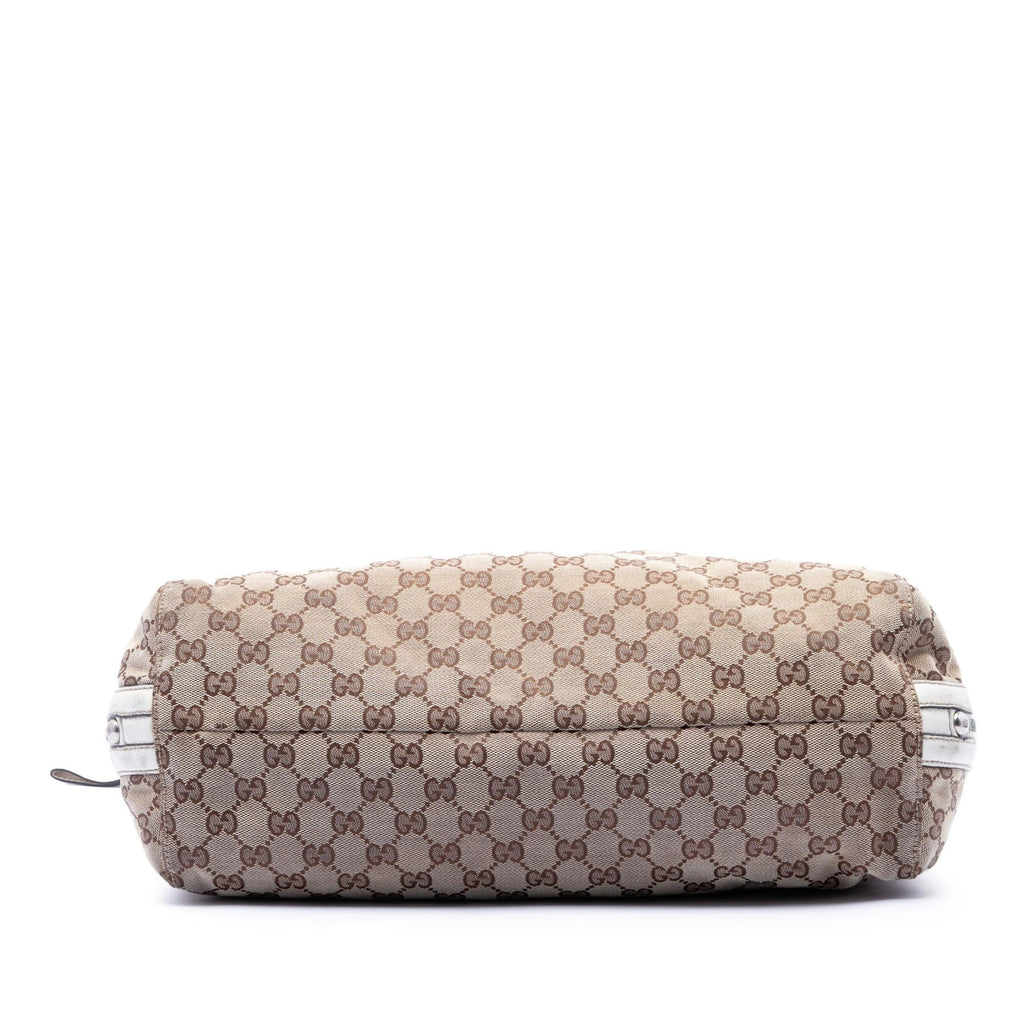 Gucci GG Canvas Icon Bit Zip Tote