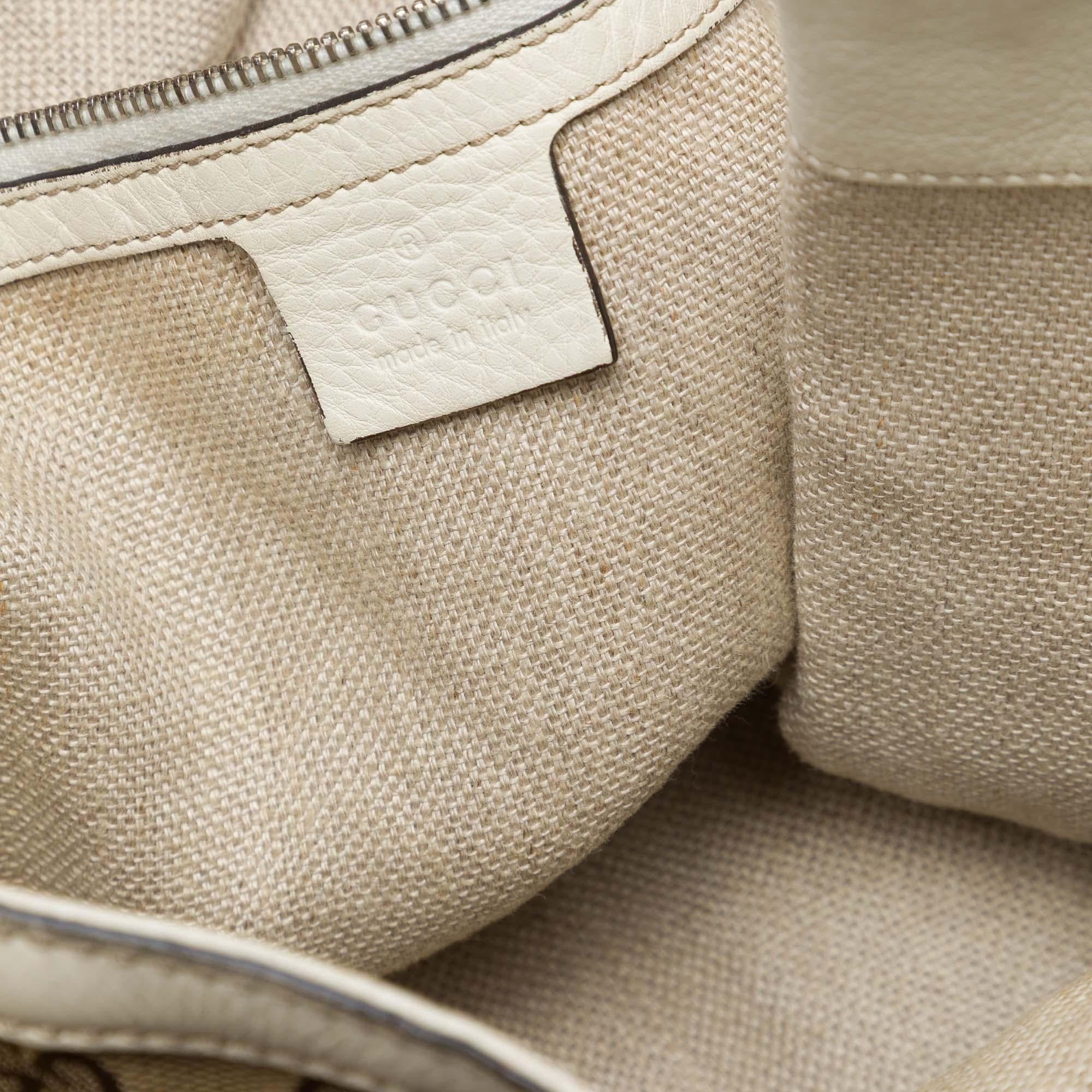 Gucci GG Canvas Icon Bit Zip Tote