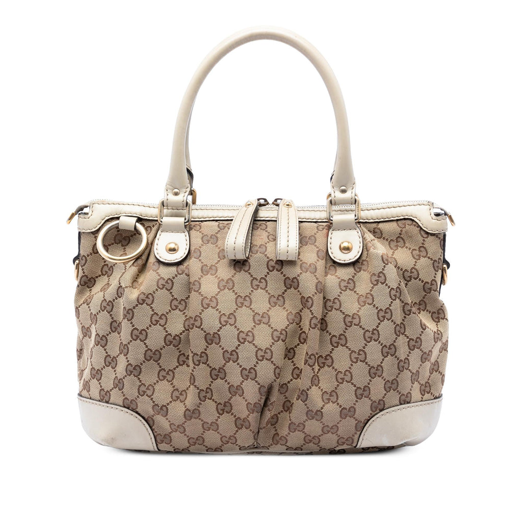 Gucci GG Canvas Sukey Satchel