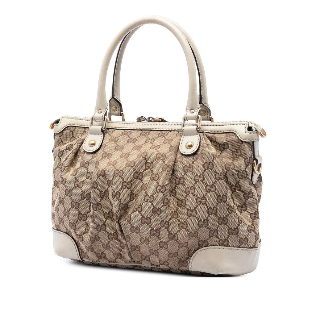 Gucci GG Canvas Sukey Satchel