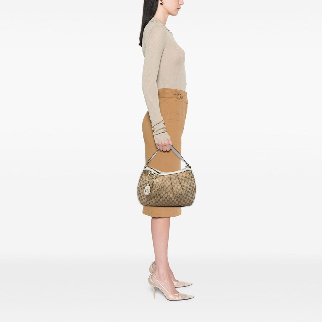 Gucci GG Canvas Sukey Shoulder Bag