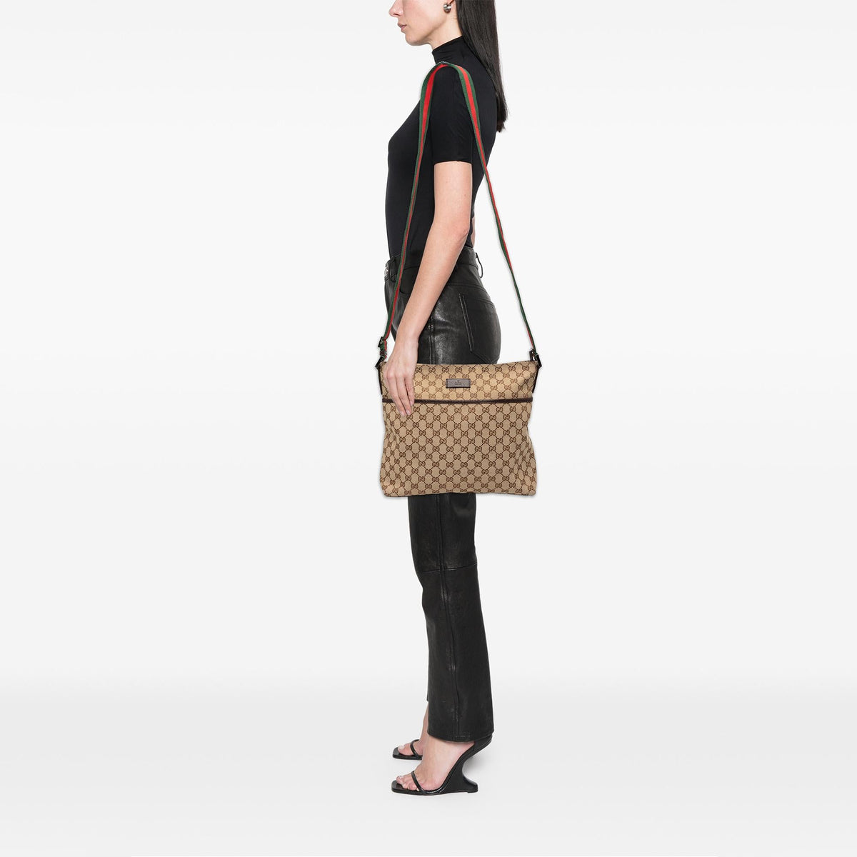 Gucci GG Canvas Web Crossbody