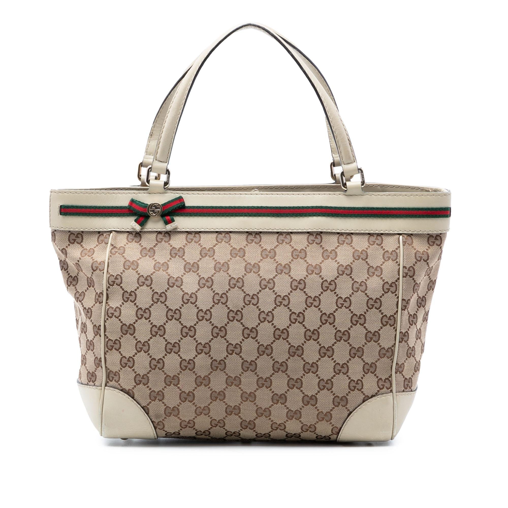 Gucci GG Canvas Web Mayfair Tote
