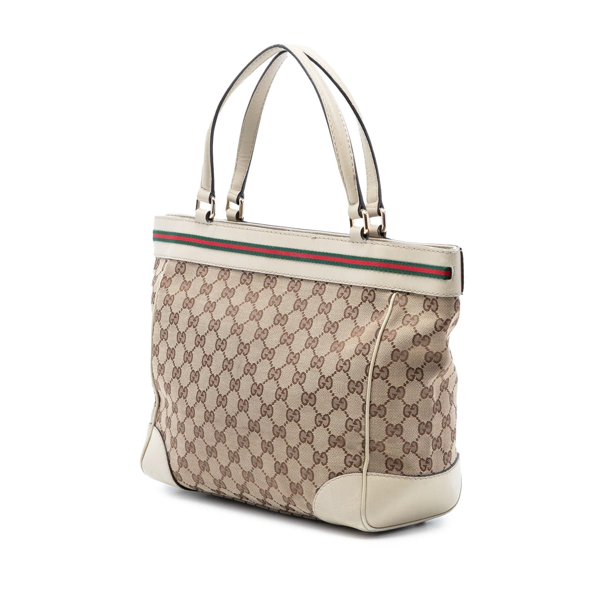 Gucci GG Canvas Web Mayfair Tote
