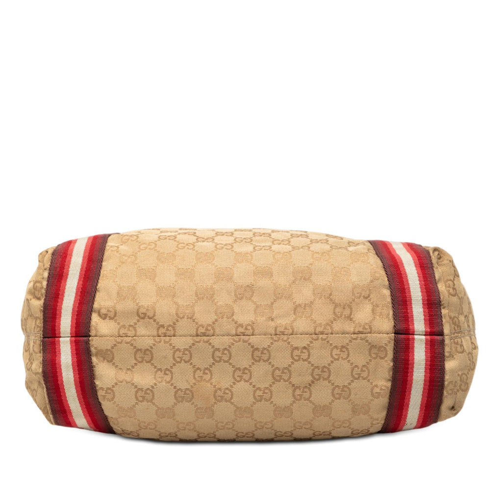Gucci GG Canvas Web Tote