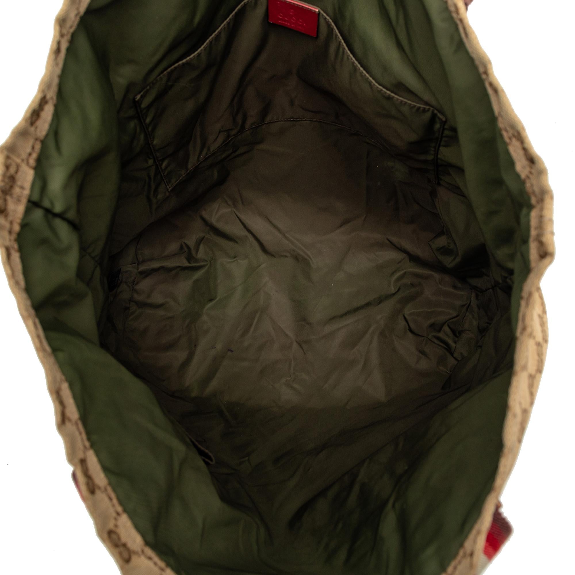 Gucci GG Canvas Web Tote
