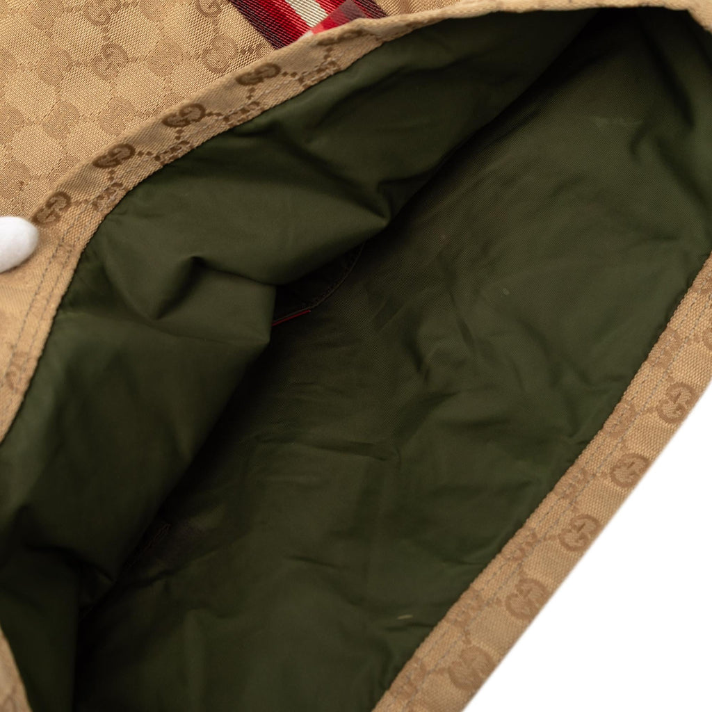 Gucci GG Canvas Web Tote