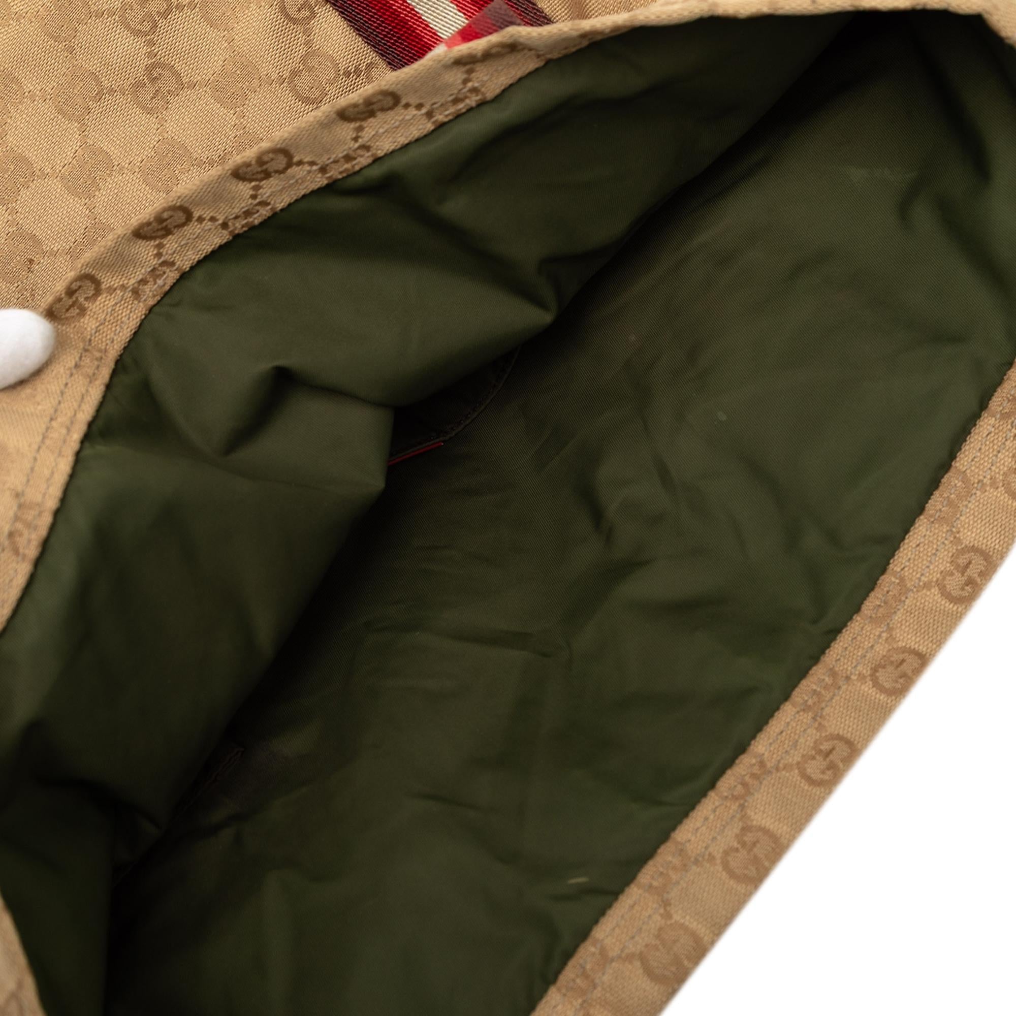 Gucci GG Canvas Web Tote
