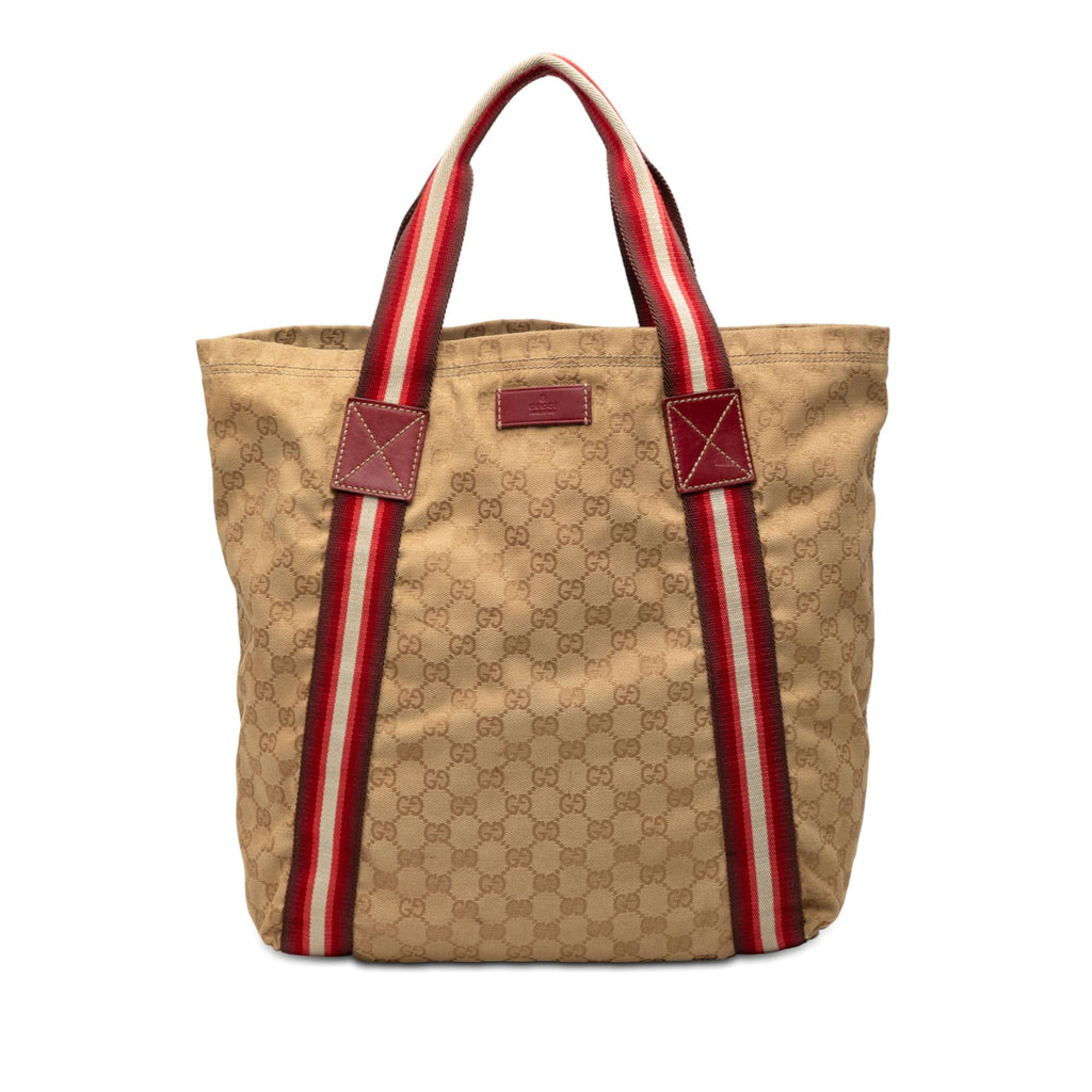Gucci GG Canvas Web Tote