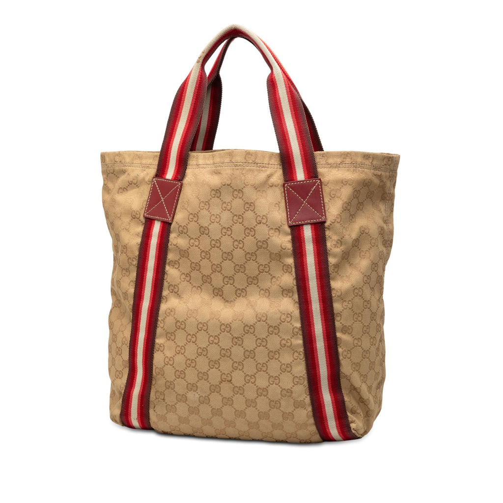Gucci GG Canvas Web Tote