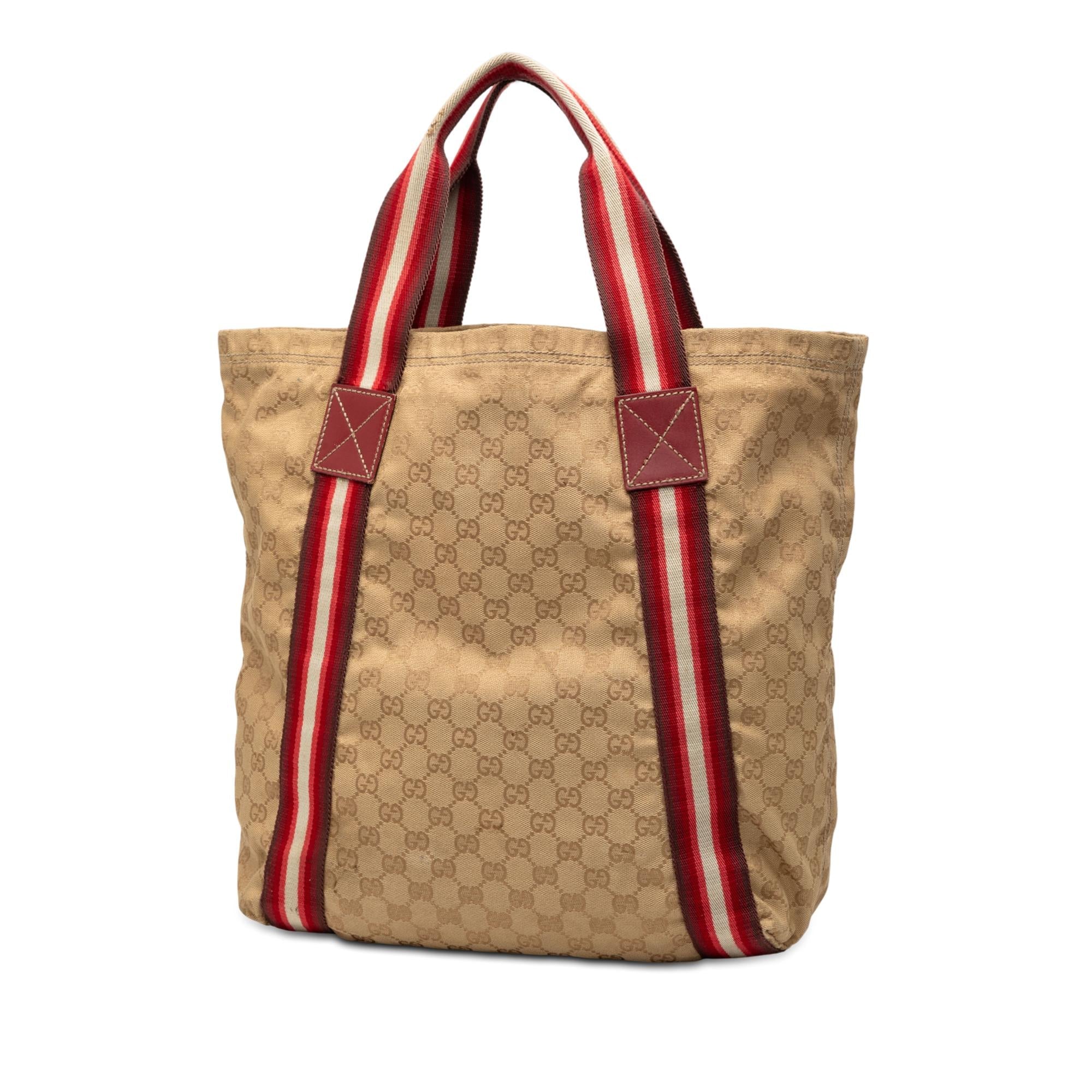 Gucci GG Canvas Web Tote