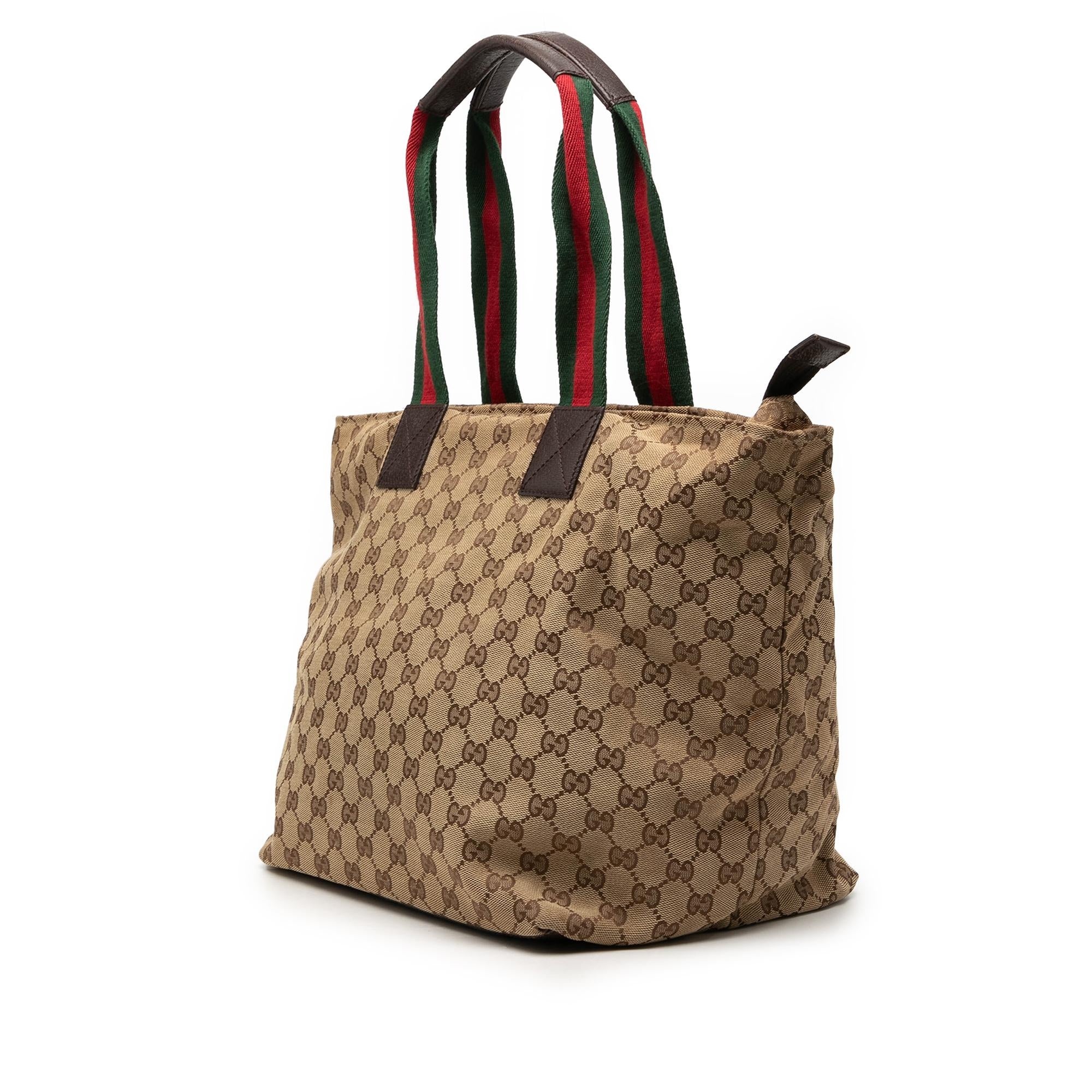 Gucci GG Canvas Web Tote