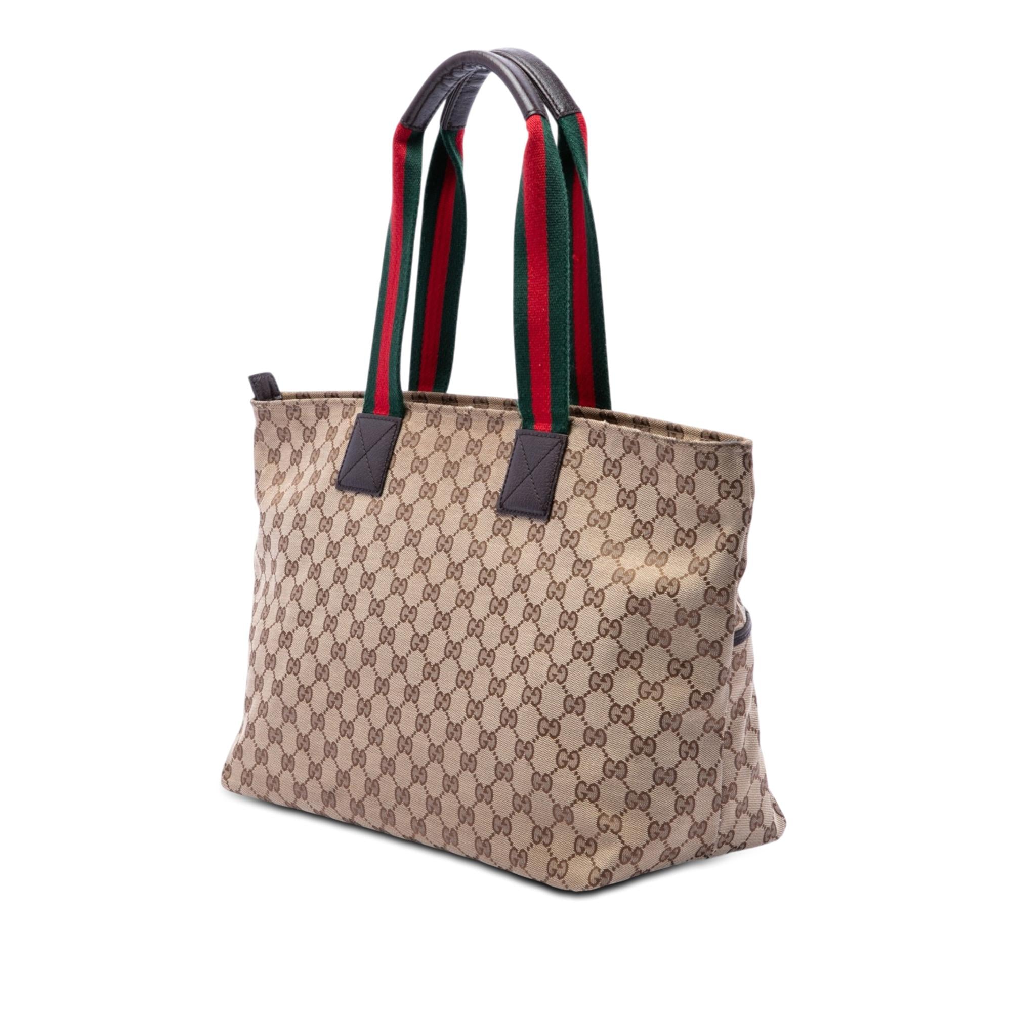 Gucci GG Canvas Web Tote