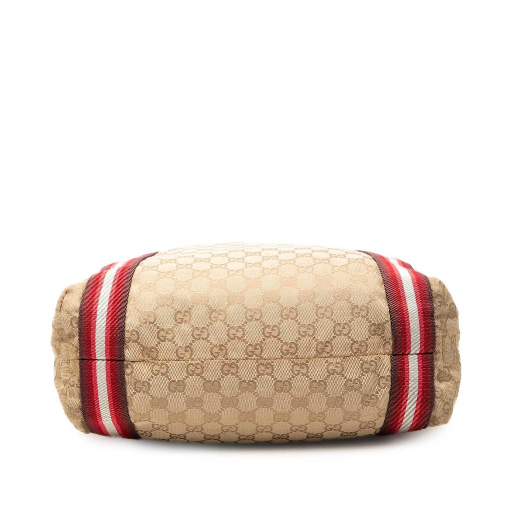 Gucci GG Canvas Web Tote