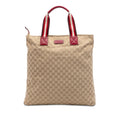 Gucci GG Canvas Web Vertical Tote