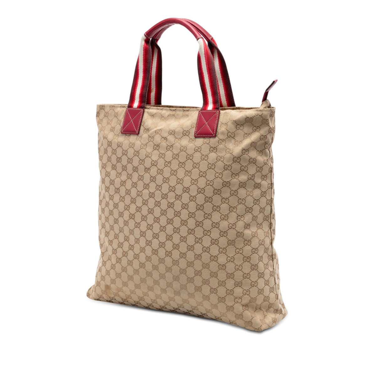 Gucci GG Canvas Web Vertical Tote