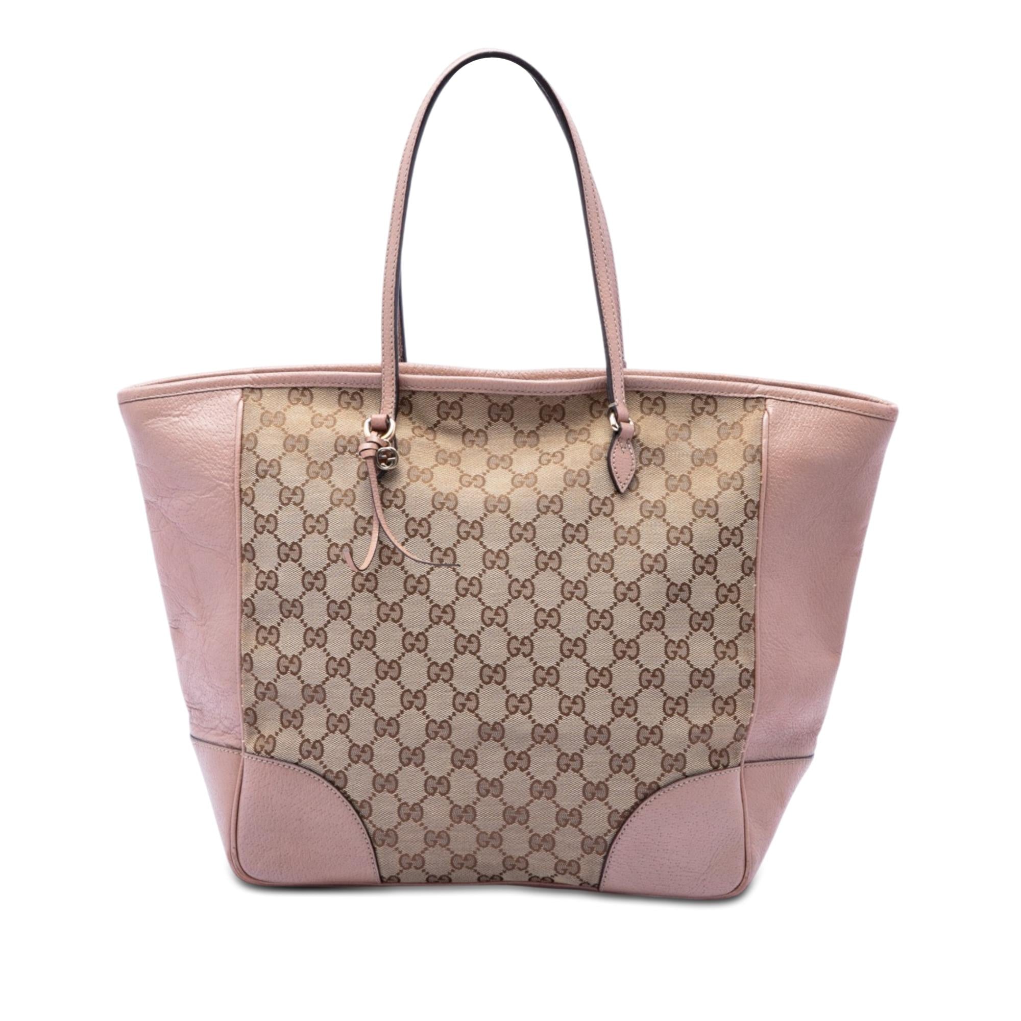 Gucci GG Canvas and Leather Bree Tote