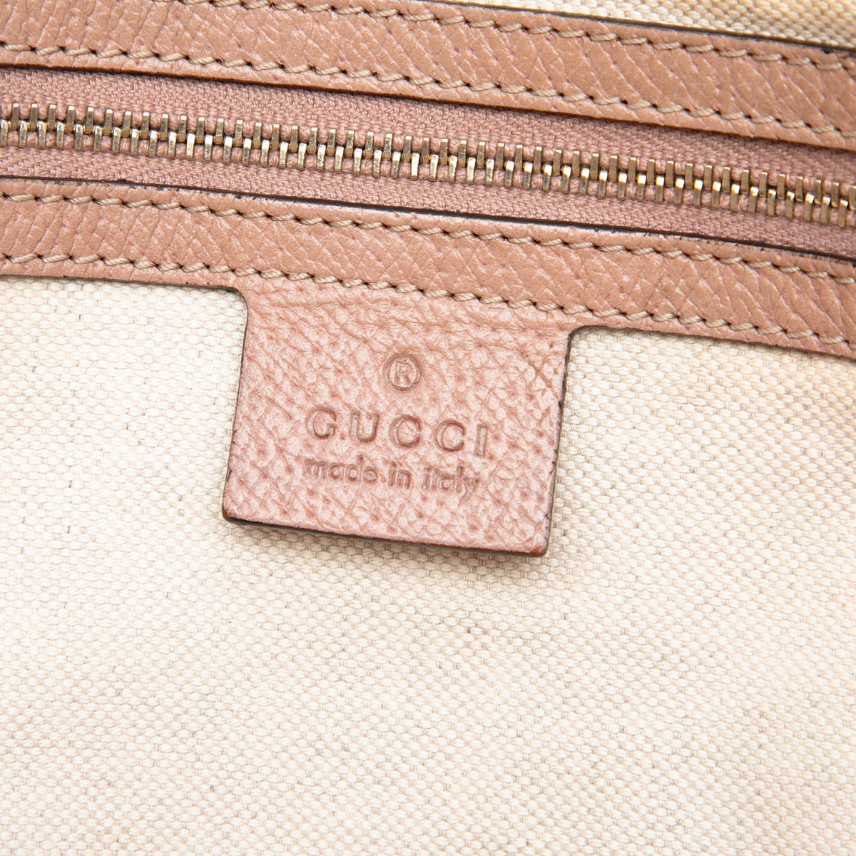 Gucci GG Canvas and Leather Bree Tote