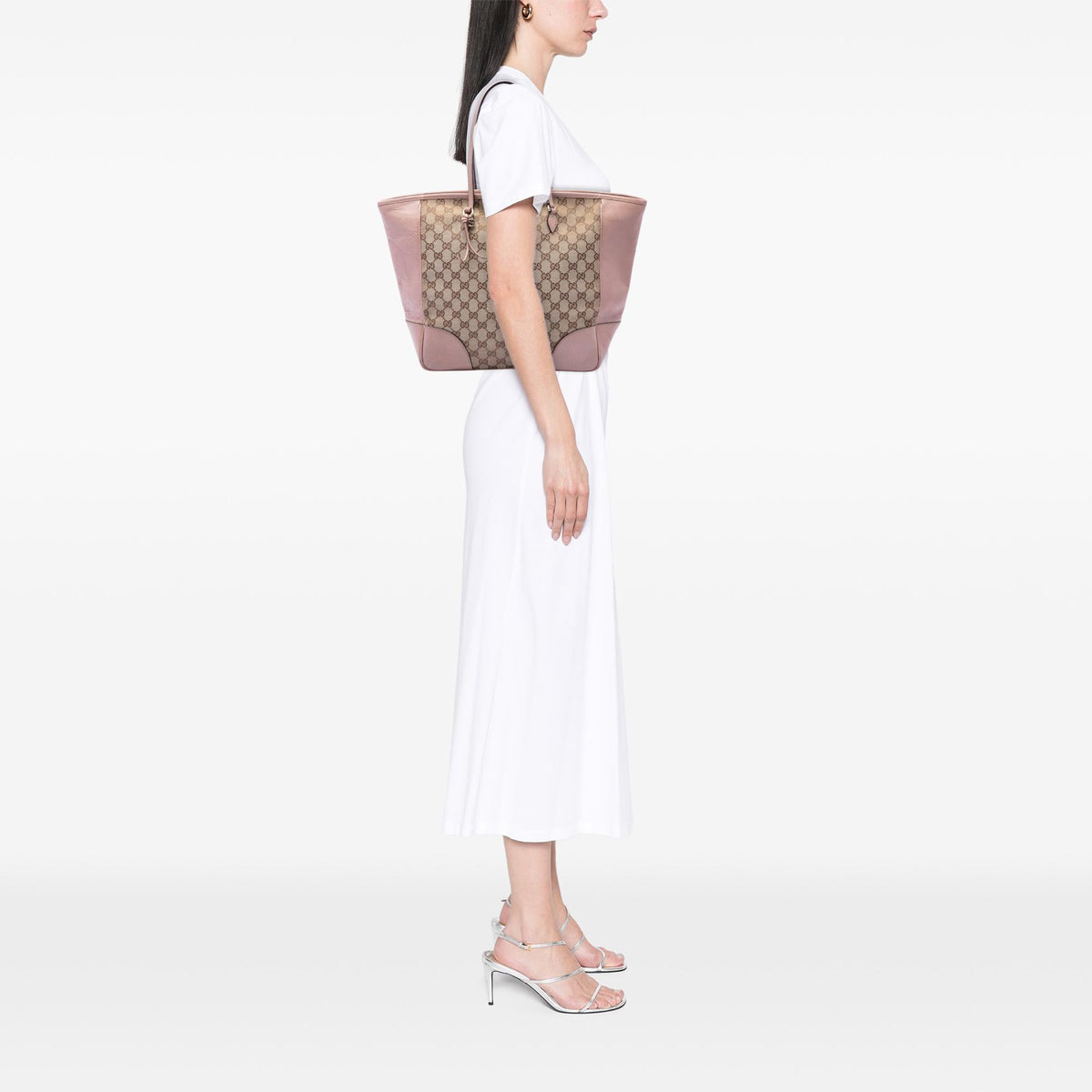 Gucci GG Canvas and Leather Bree Tote