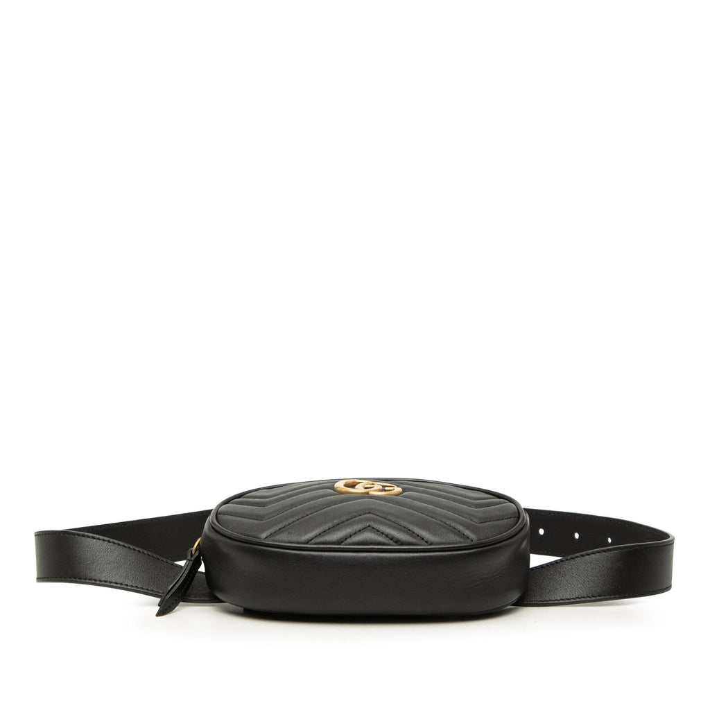 Gucci GG Marmont Matelasse Calfskin Belt Bag