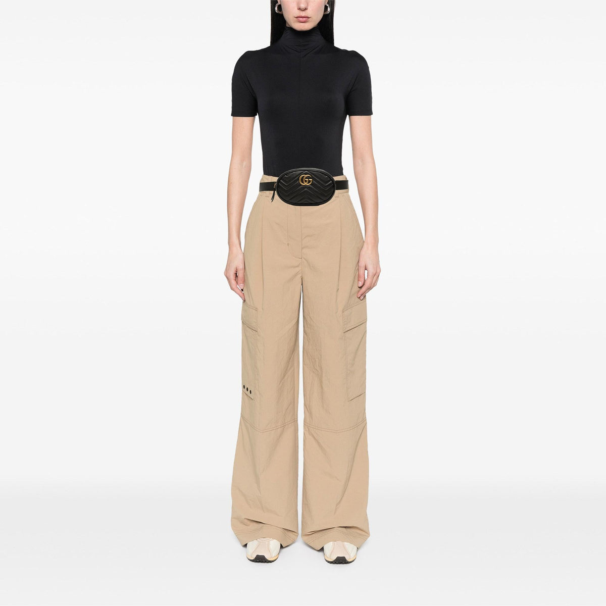 Gucci GG Marmont Matelasse Calfskin Belt Bag