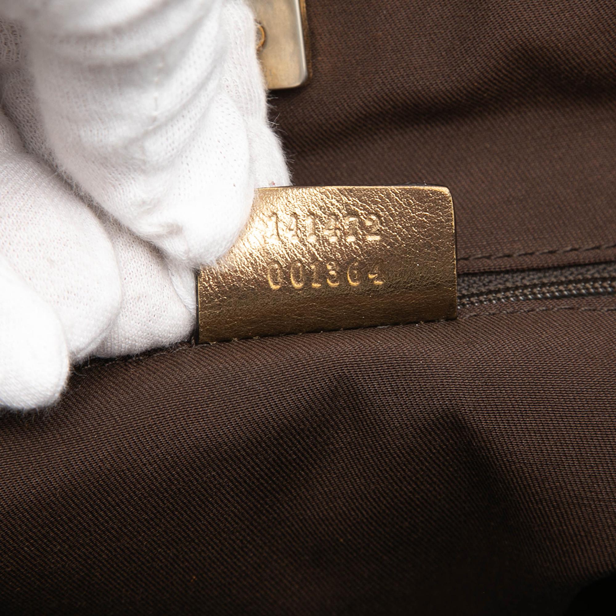 Gucci GG Satin Abbey D Ring Tote
