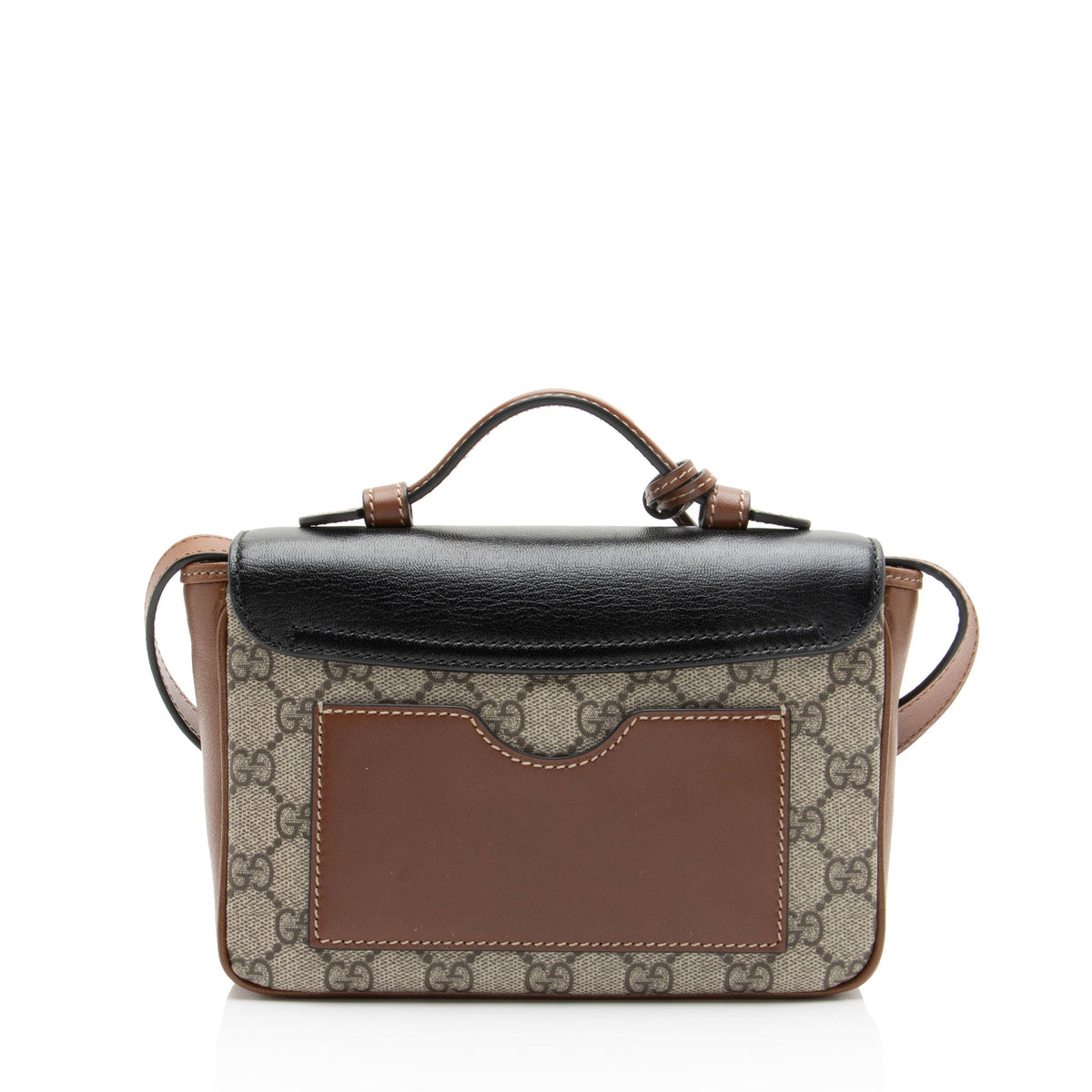 Gucci GG Supreme Leather Padlock Mini Crossbody