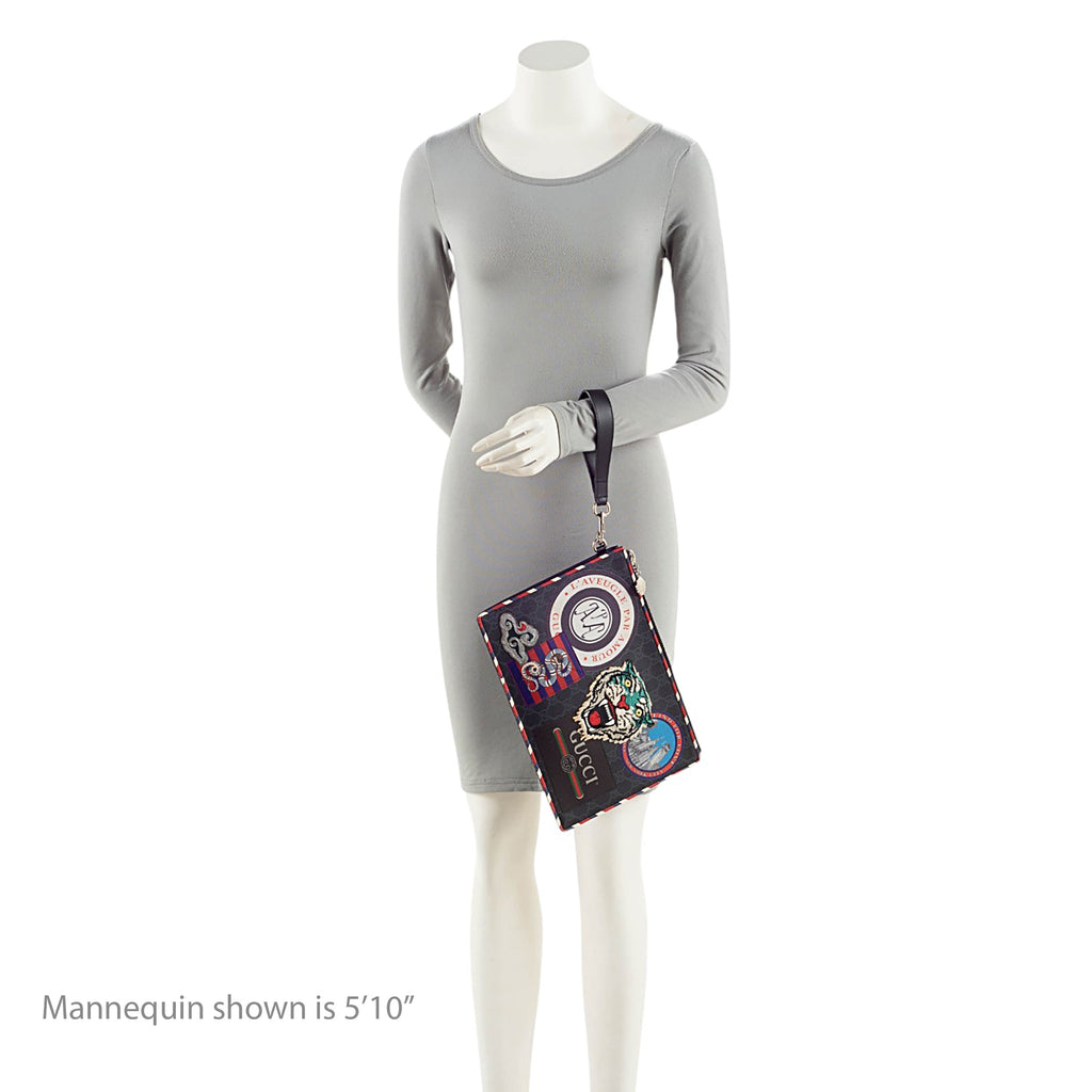 Gucci GG Supreme Night Courrier Clutch