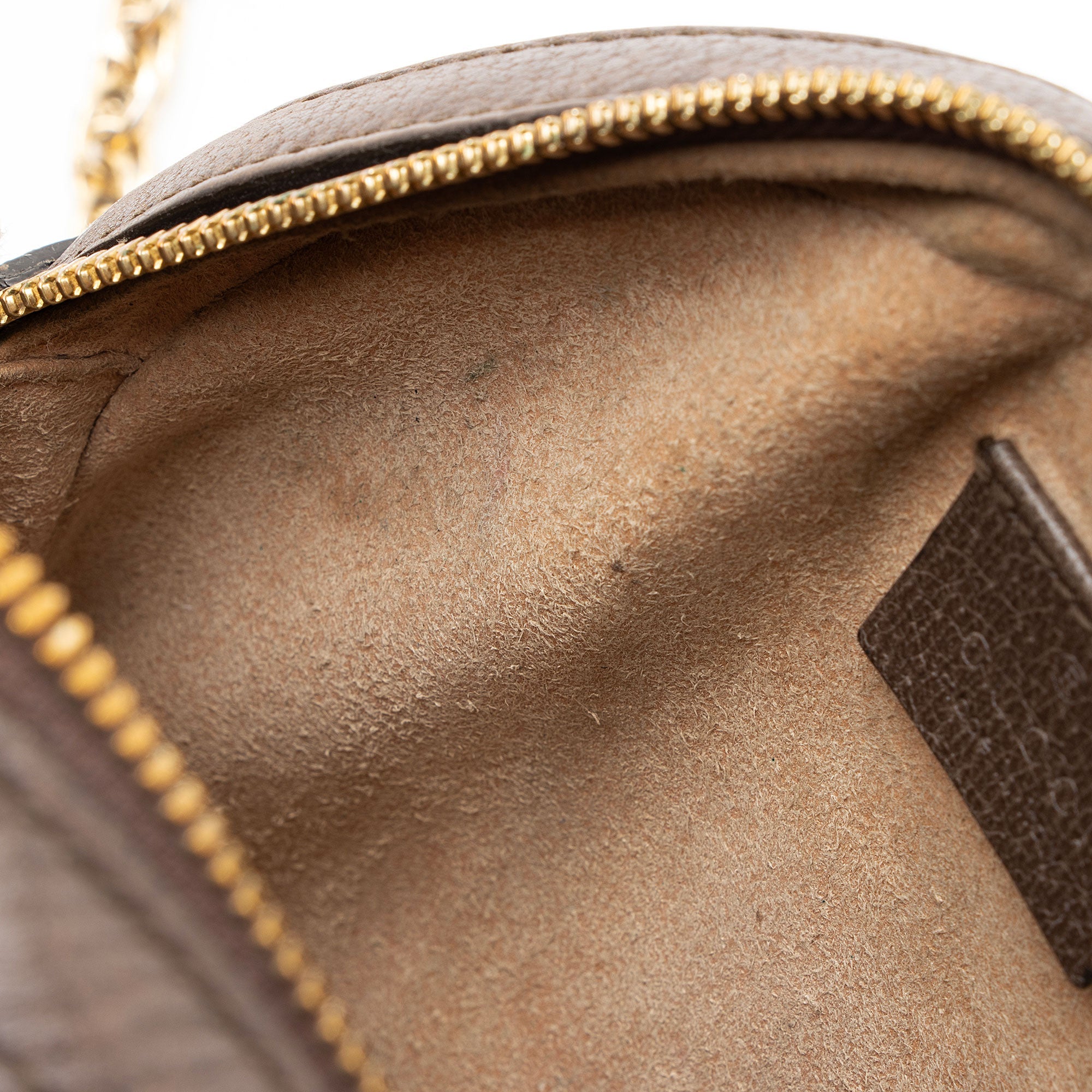 Gucci GG Supreme Ophidia Round Mini Shoulder Bag