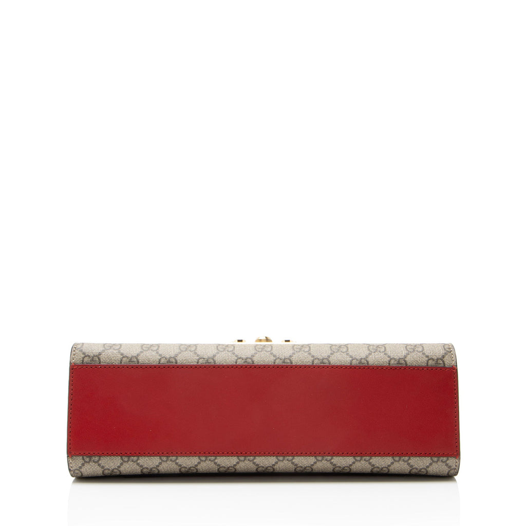 Gucci GG Supreme Padlock Medium Shoulder Bag