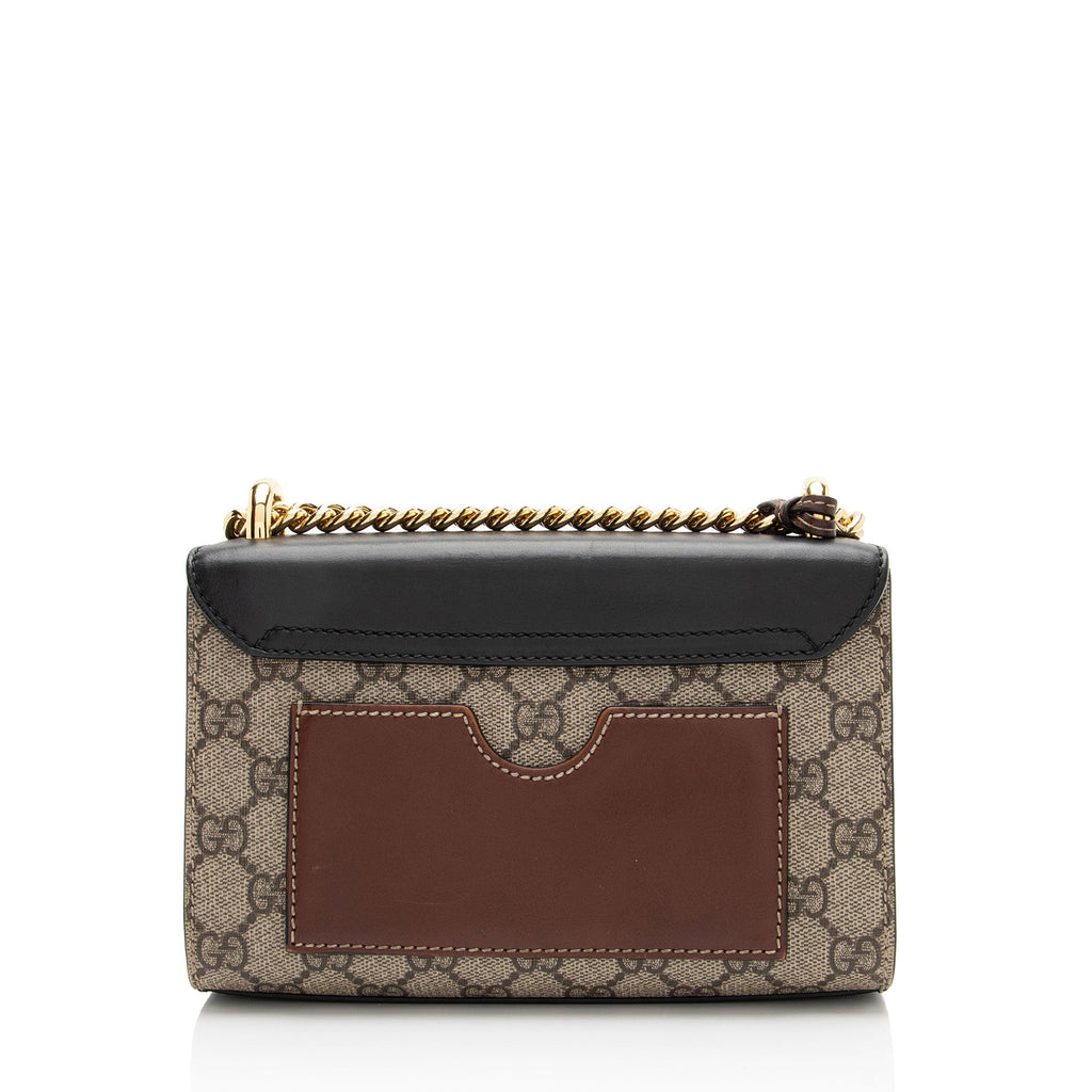 Gucci GG Supreme Padlock Small Shoulder Bag