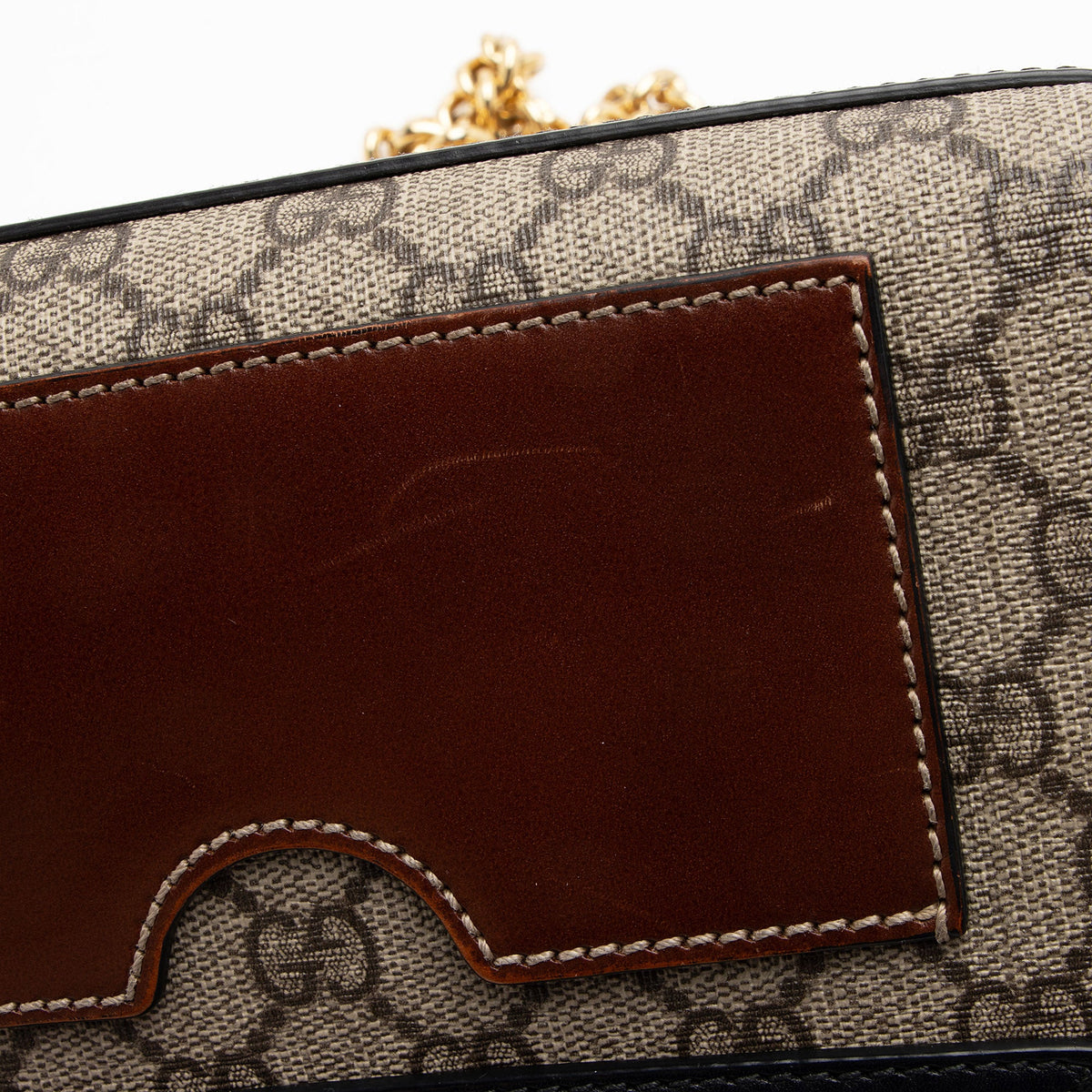 Gucci GG Supreme Padlock Small Shoulder Bag