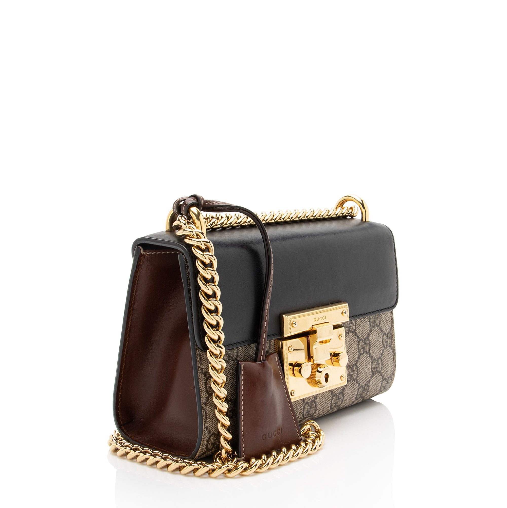 Gucci GG Supreme Padlock Small Shoulder Bag