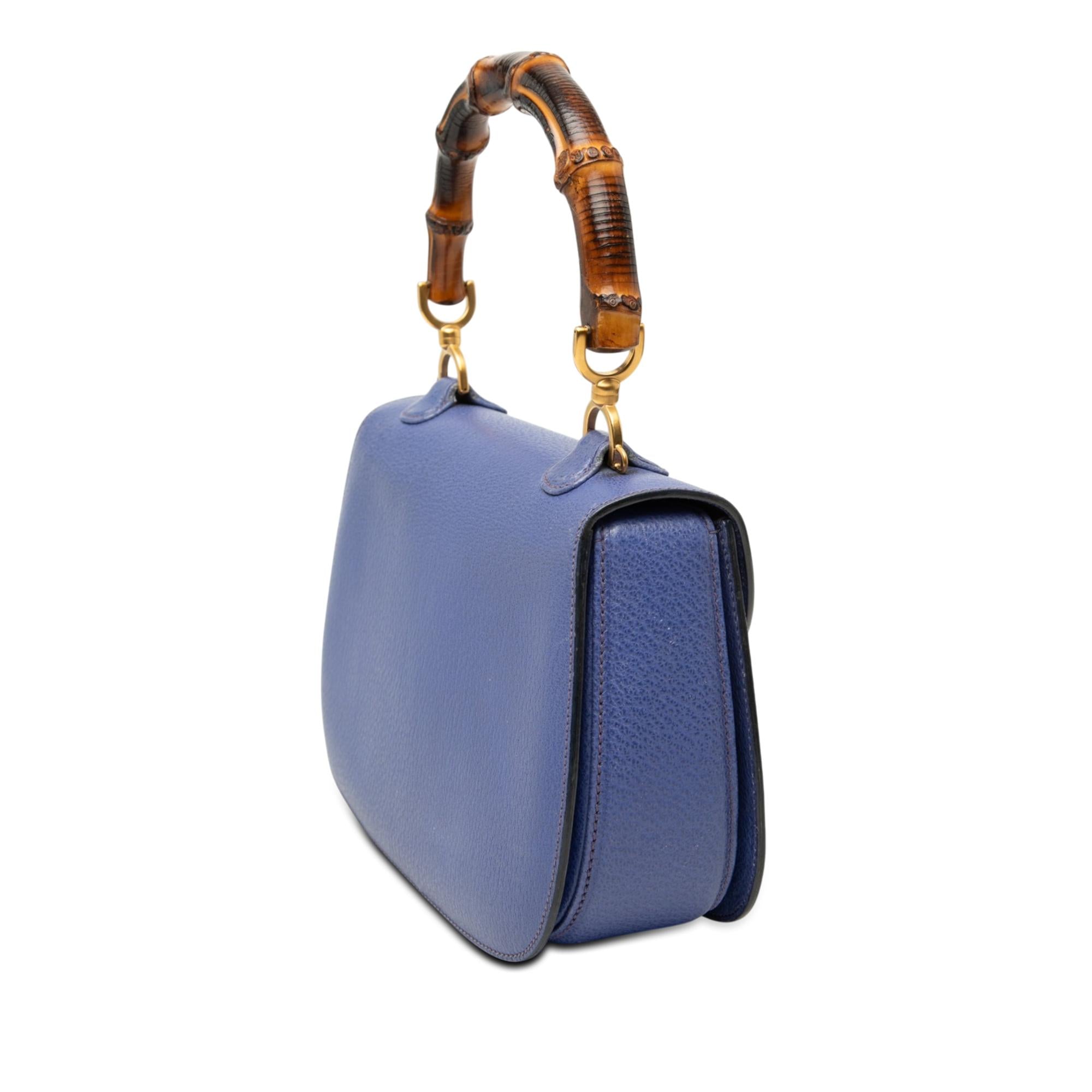 Gucci Grained Calfskin Bamboo Night