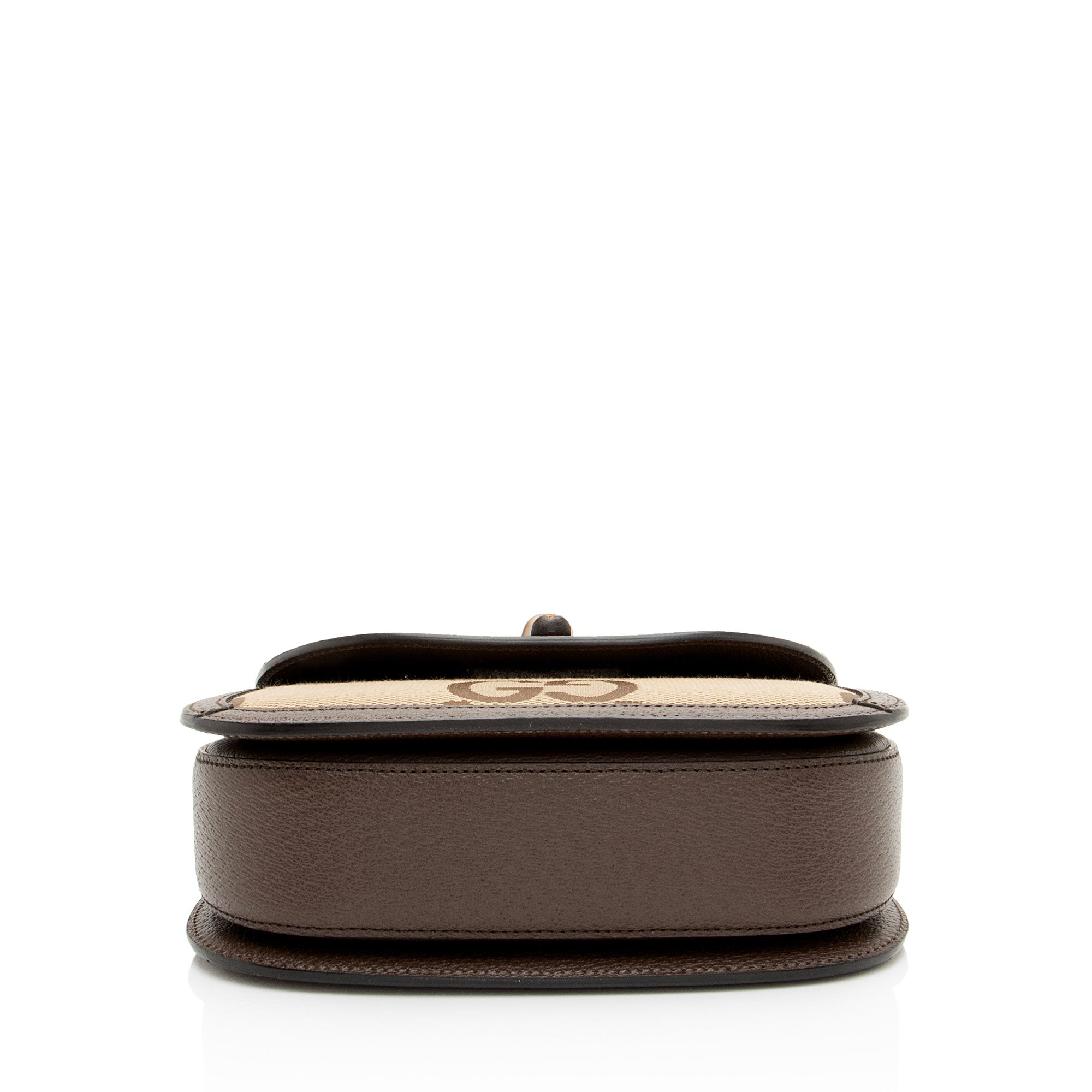 Gucci Jumbo GG Canvas Bamboo 1947 Small Top Handle