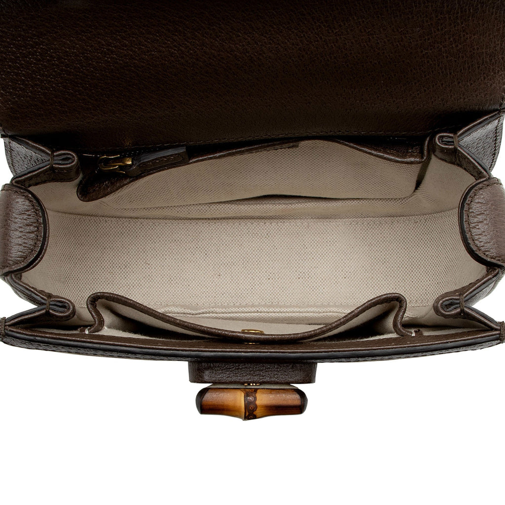 Gucci Jumbo GG Canvas Bamboo 1947 Small Top Handle