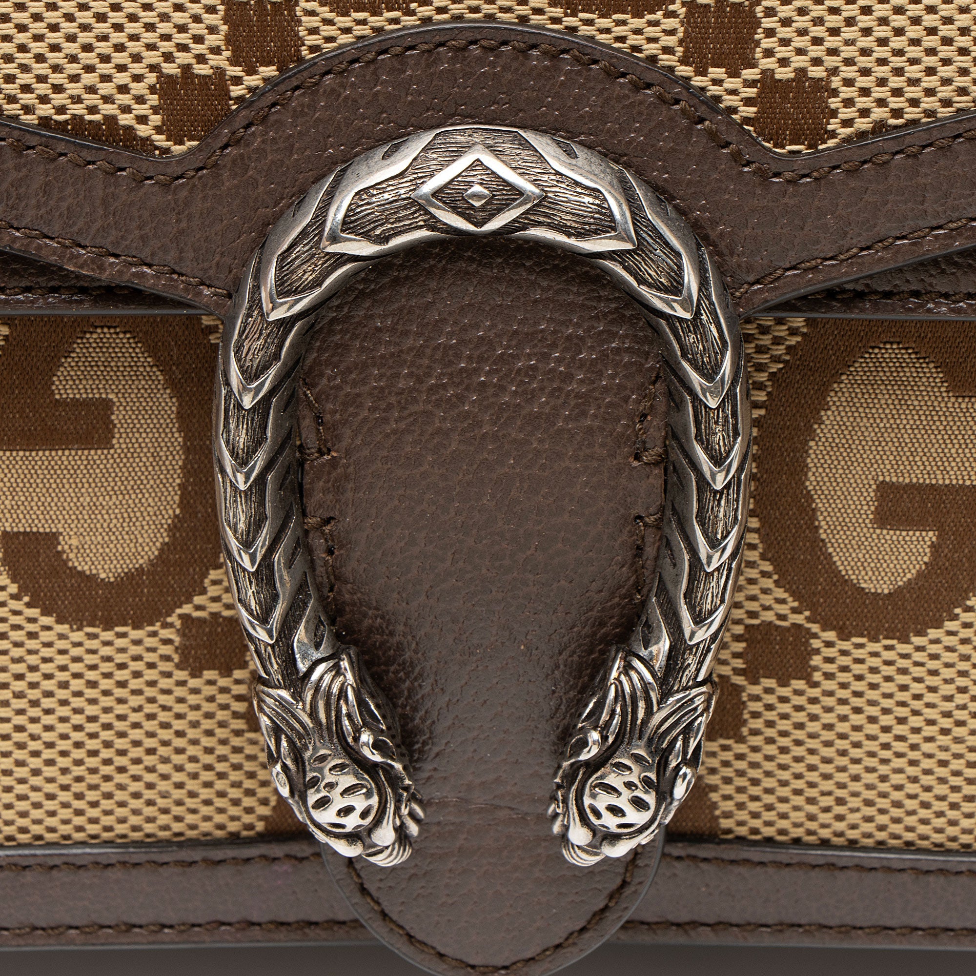 Gucci Jumbo GG Canvas Dionysus Medium Shoulder Bag