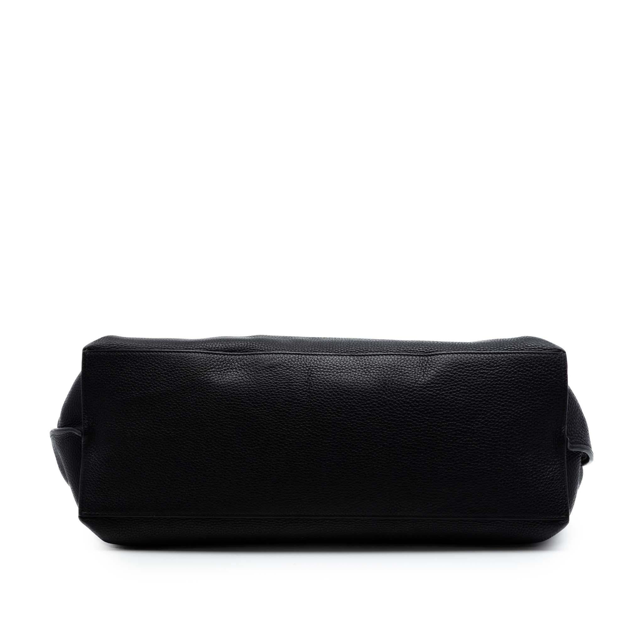 Gucci Large Calfskin Bamboo Daily Satchel