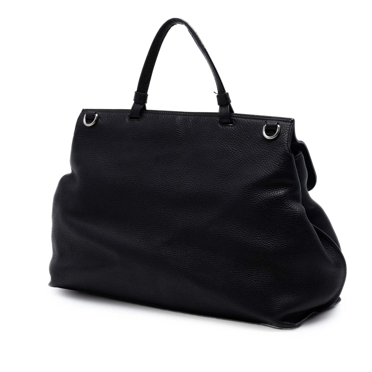 Gucci Large Calfskin Bamboo Daily Satchel